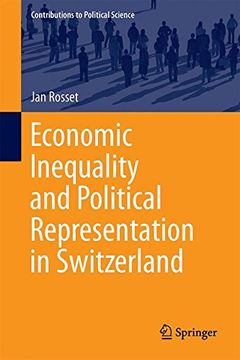 portada Economic Inequality and Political Representation in Switzerland (Contributions to Political Science) (in English)