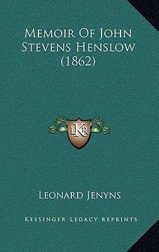 portada memoir of john stevens henslow (1862) (en Inglés)