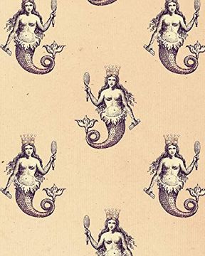 portada Mermaid Nostalgia Composition Not - Large Ruled Not - 8X10 Lined Not (Softcover Journal 