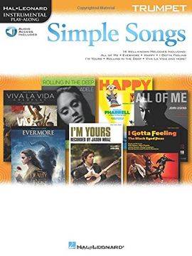 portada Simple Songs: Trumpet (Hal Leonard Instrumental Play-Along) (en Inglés)