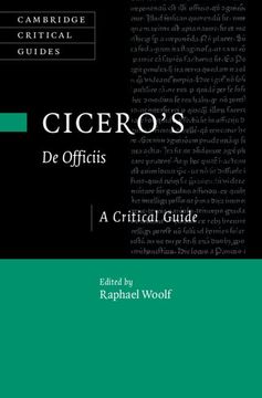 portada Cicero's ‘de Officiis': A Critical Guide (Cambridge Critical Guides) (en Inglés)