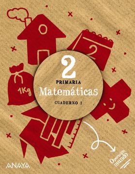 portada Matematicas 2º Educacion Primaria. Cuaderno 1 Operacion Mundo