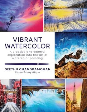 portada Vibrant Watercolor: A Creative and Colorful Exploration Into the art of Watercolor Painting (Paint With me) (en Inglés)
