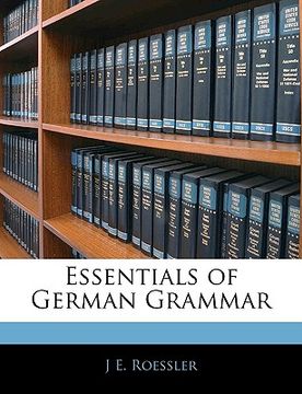 portada essentials of german grammar