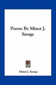 portada poems by minot j. savage