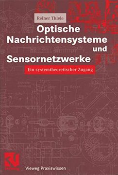 portada Optische Nachrichtensysteme Und Sensornetzwerke (en Alemán)