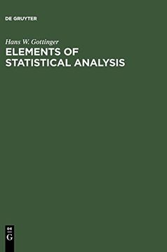 portada Elements of Statistical Analysis (en Inglés)