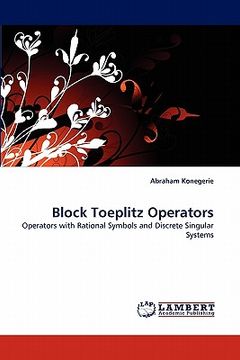 portada block toeplitz operators (en Inglés)