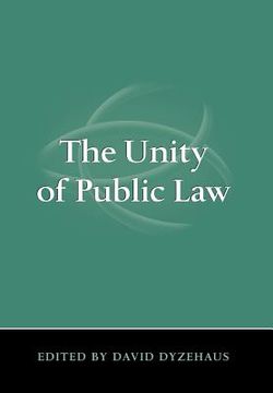 portada the unity of public law (en Inglés)