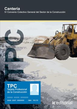 portada Cantería (Tpc): Iv Convenio Colectivo General del Sector de la Construcción