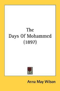 portada the days of mohammed (1897) (en Inglés)
