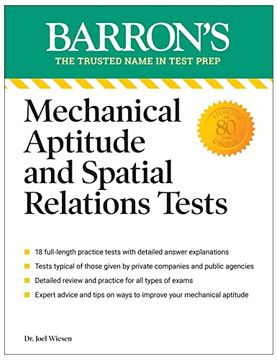 portada Mechanical Aptitude and Spatial Relations Tests, Fourth Edition (Barron'S Test Prep) (in English)