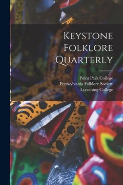 portada Keystone Folklore Quarterly (en Inglés)