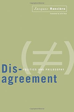 portada Disagreement: Politics and Philosophy (in English)