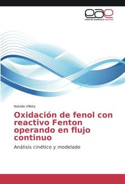 portada Oxidación de fenol con reactivo Fenton operando en flujo continuo: Análisis cinético y modelado (Spanish Edition)