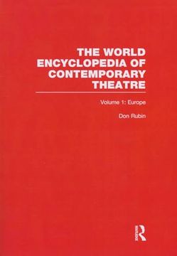 portada World Encyclopedia of Contemporary Theatre: Volume 1: Europe (The World Encyclopedia of Contemporary Theatre)