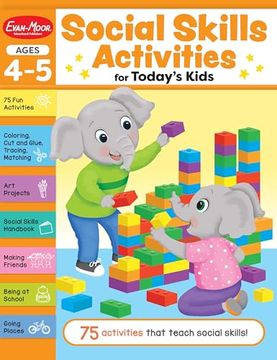 portada Social Skills Activities for Today's Kids, Ages 4 - 5 Workbook (en Inglés)
