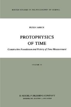portada protophysics of time: constructive foundation and history of time measurement (en Inglés)
