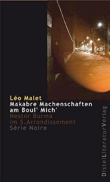 portada Makabre Machenschaften auf dem Boul' Mich': Nestor Burma im 5. Arrondissement (in German)