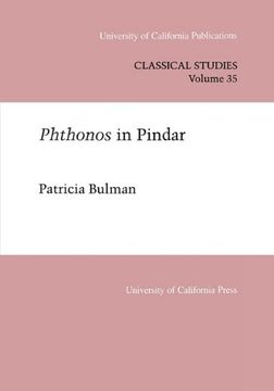 portada "Phthonos" in Pindar (in English)
