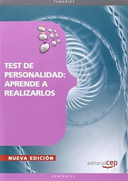portada Test de Personalidad: Aprende a Realizarlos (in Spanish)