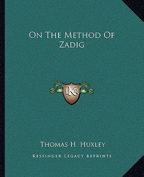 portada on the method of zadig (en Inglés)