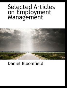 portada selected articles on employment management (en Inglés)