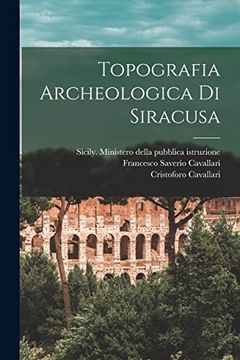 portada Topografia Archeologica di Siracusa (en Italiano)