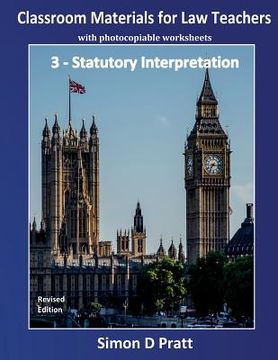 portada Classroom Materials for Law Teachers: Statutory Interpretation (in English)