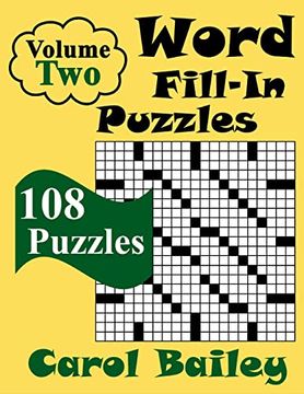 portada Word Fill-In Puzzles, Volume 2, 108 Puzzles (en Inglés)