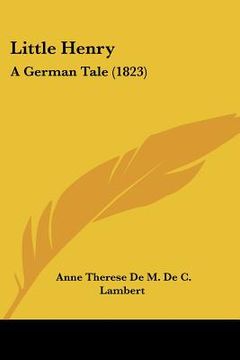 portada little henry: a german tale (1823) (en Inglés)