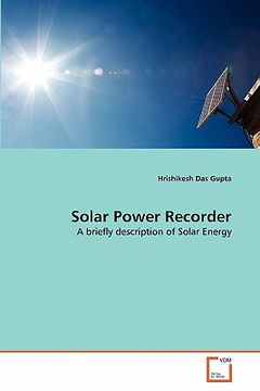 portada solar power recorder (en Inglés)