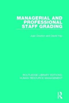 portada Managerial and Professional Staff Grading (en Inglés)