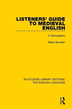 portada Listeners' Guide to Medieval English: A Discography (in English)