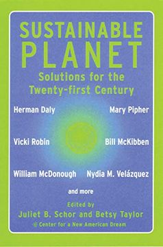portada Sustainable Planet: Solutions for the Twenty-First Century (en Inglés)