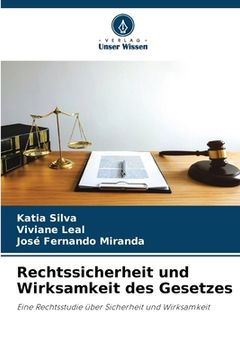 portada Rechtssicherheit und Wirksamkeit des Gesetzes (en Inglés)