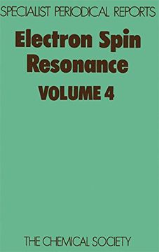 portada Electron Spin Resonance: Volume 4 (en Inglés)
