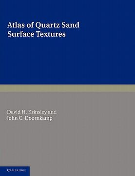 portada Atlas of Quartz Sand Surface Textures Paperback (Cambridge Earth Science Series) (in English)