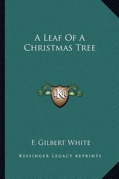 portada a leaf of a christmas tree (en Inglés)