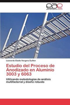 portada estudio del proceso de anodizado en aluminio 3003 y 6063 (in Spanish)
