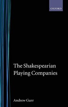 portada The Shakespearian Playing Companies (in English)