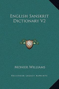 portada english sanskrit dictionary v2 (en Inglés)