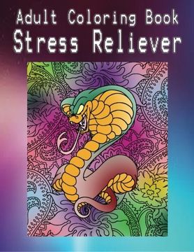 portada Adult Coloring Book Stress Reliever: Mandala Coloring Book