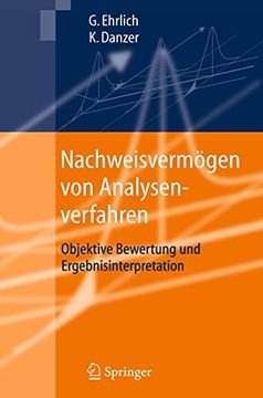 portada Nachweisvermögen von Analysenverfahren: Objektive Bewertung und Ergebnisinterpretation (en Alemán)