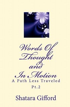 portada words of thought and in motion (en Inglés)