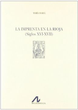 portada La Imprenta en la Rioja (Siglos Xvi-Xvii) (Tipobibliografía Española)