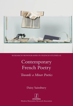 portada Contemporary French Poetry: Towards a Minor Poetics (en Inglés)