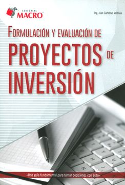 portada Formulación y Evaluación de Proyectos de Inversión