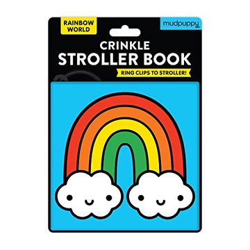 portada Rainbow World Crinkle Fabric Stroller Book 