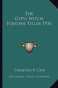 portada the gypsy witch fortune teller 1930 (in English)